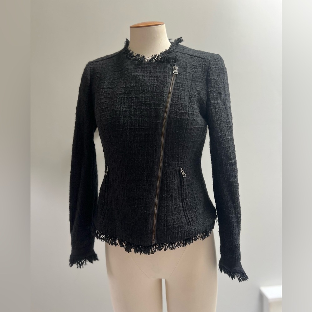 J Crew Tweed Motorcycle Jacket 2